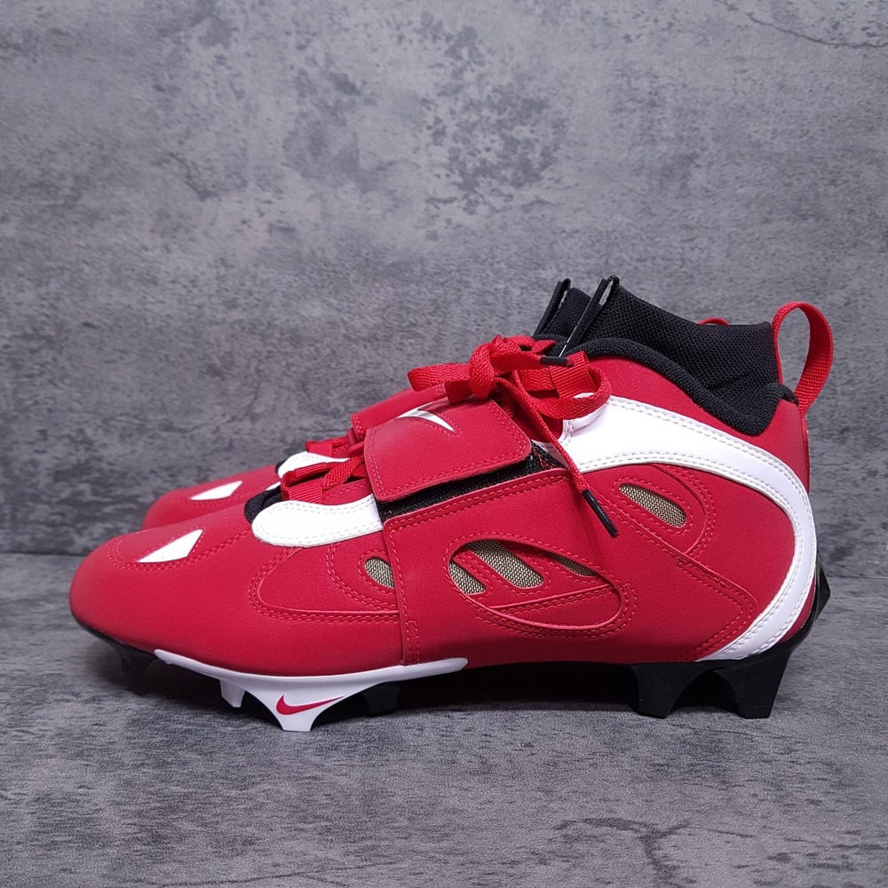 NIKE Diamond Turf 2 TD Deion Prime Time Football Cleats Mens 10 Red IF4807-001